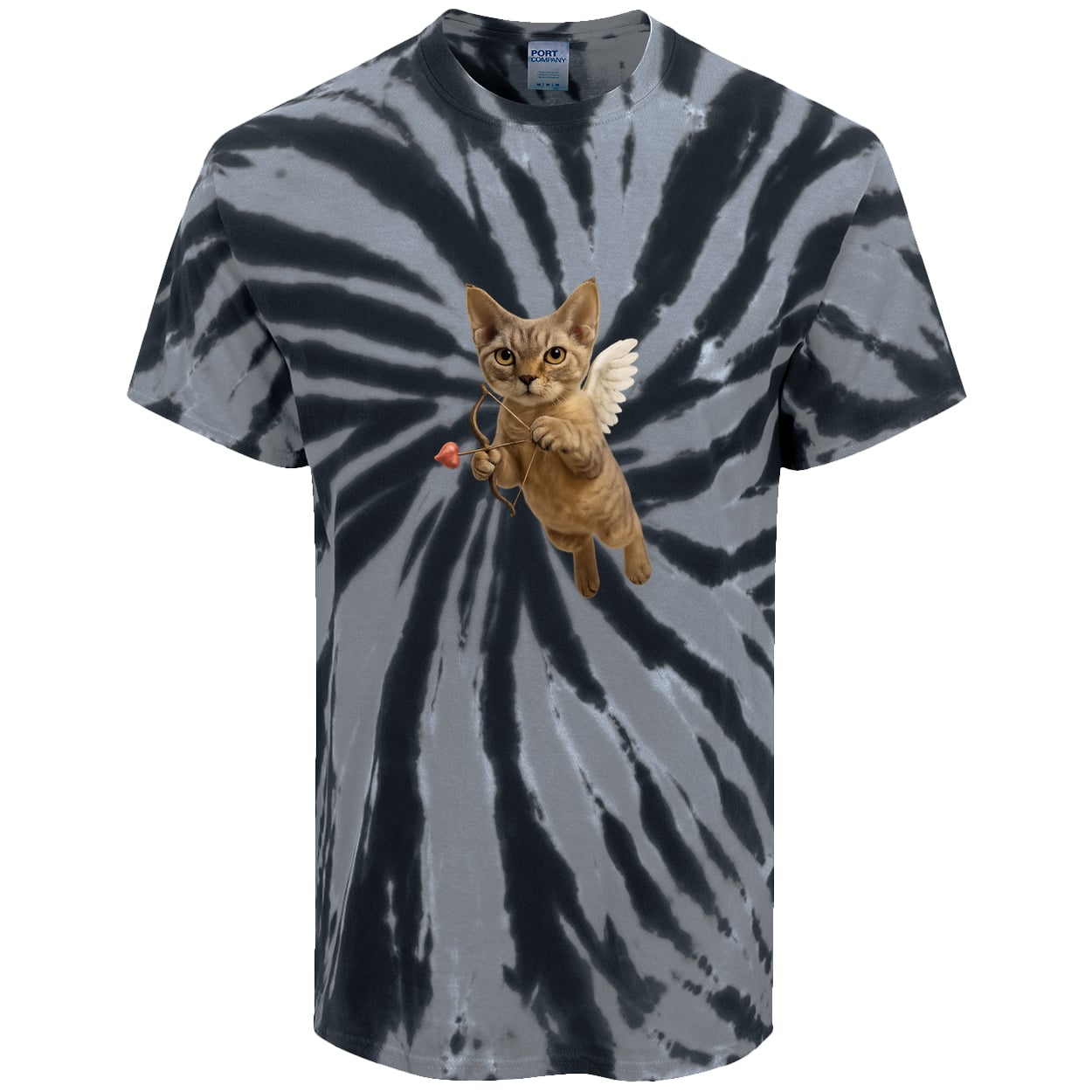 PC147 Port & Company Tie-Dye Tee - Black