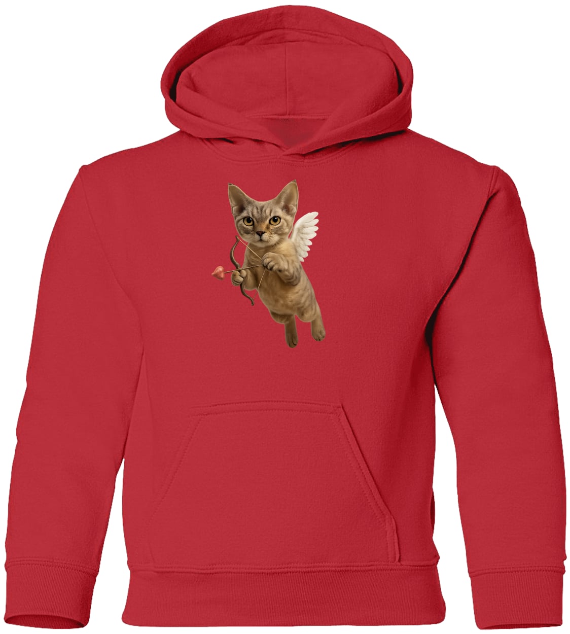G185B Gildan Youth Pullover Hoodie - Red
