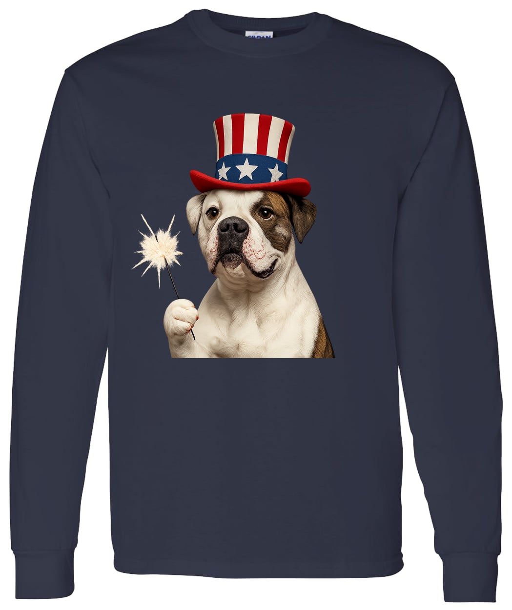 G540 LS T-Shirt 5.3 oz. - Navy