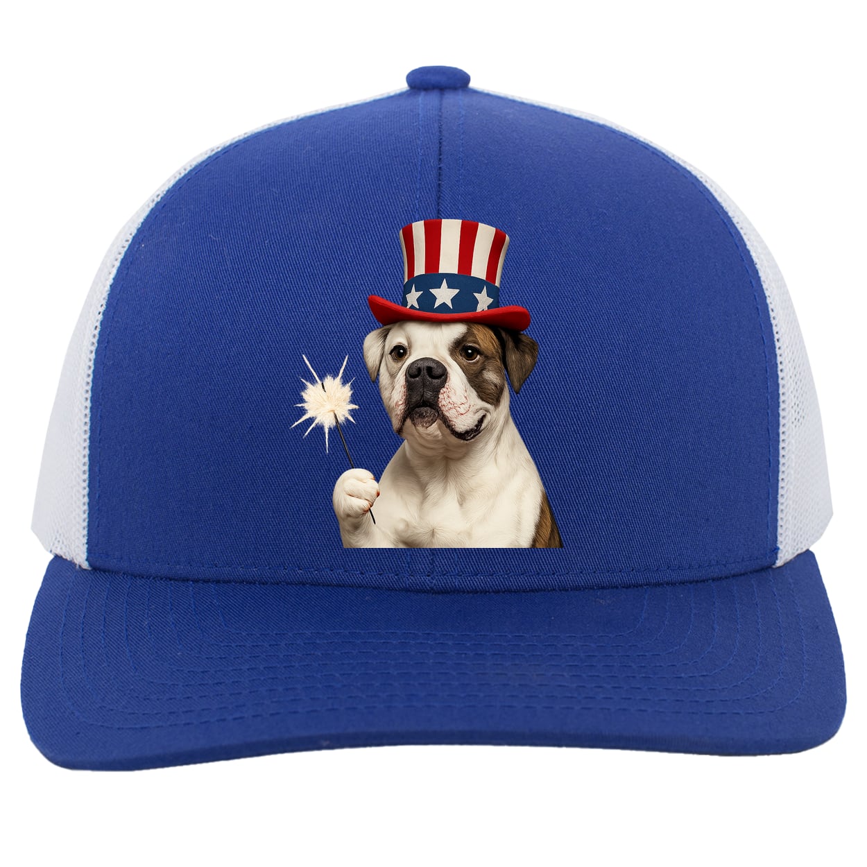 104C Trucker Snap Back - Royal/White