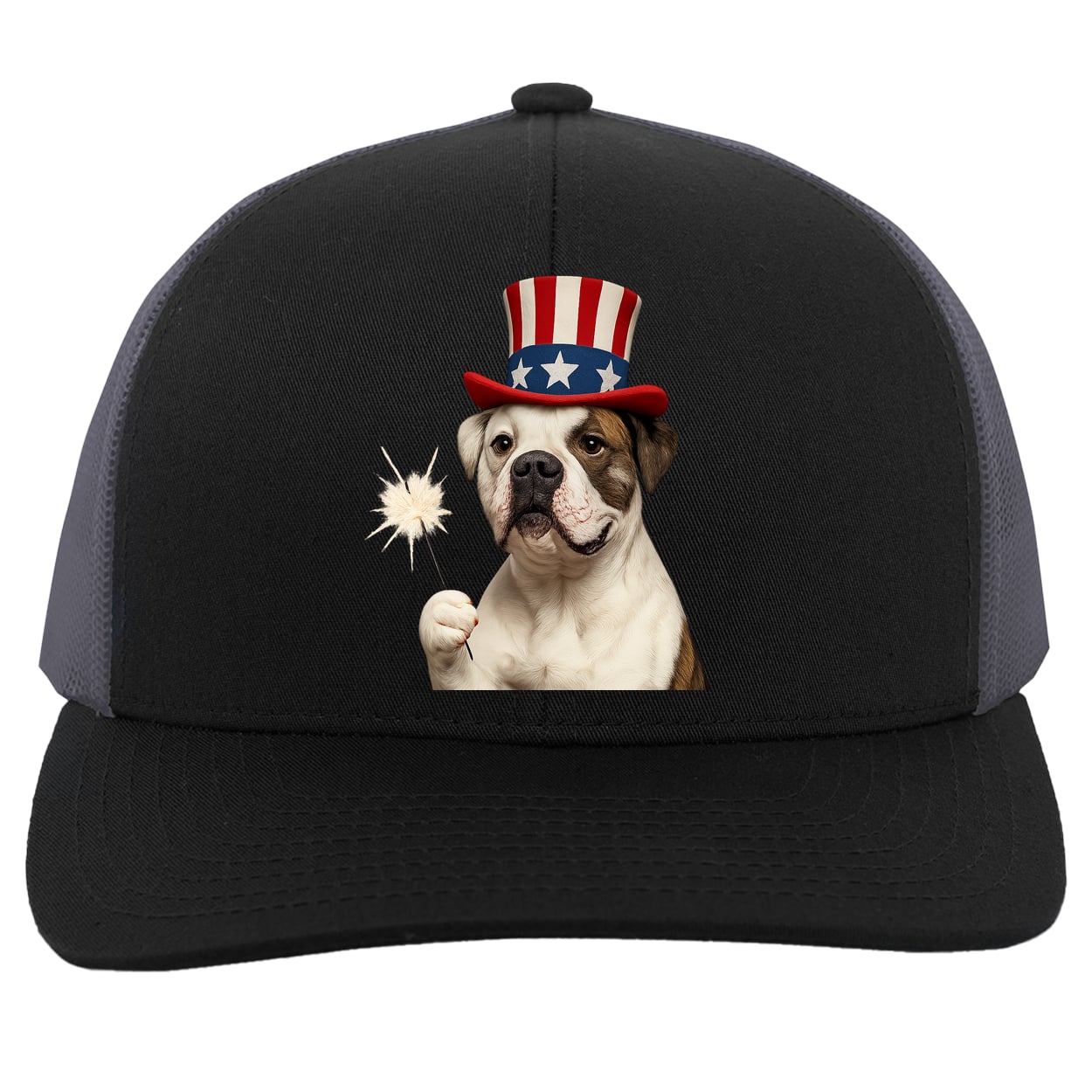 104C Trucker Snap Back - Black/Graphite