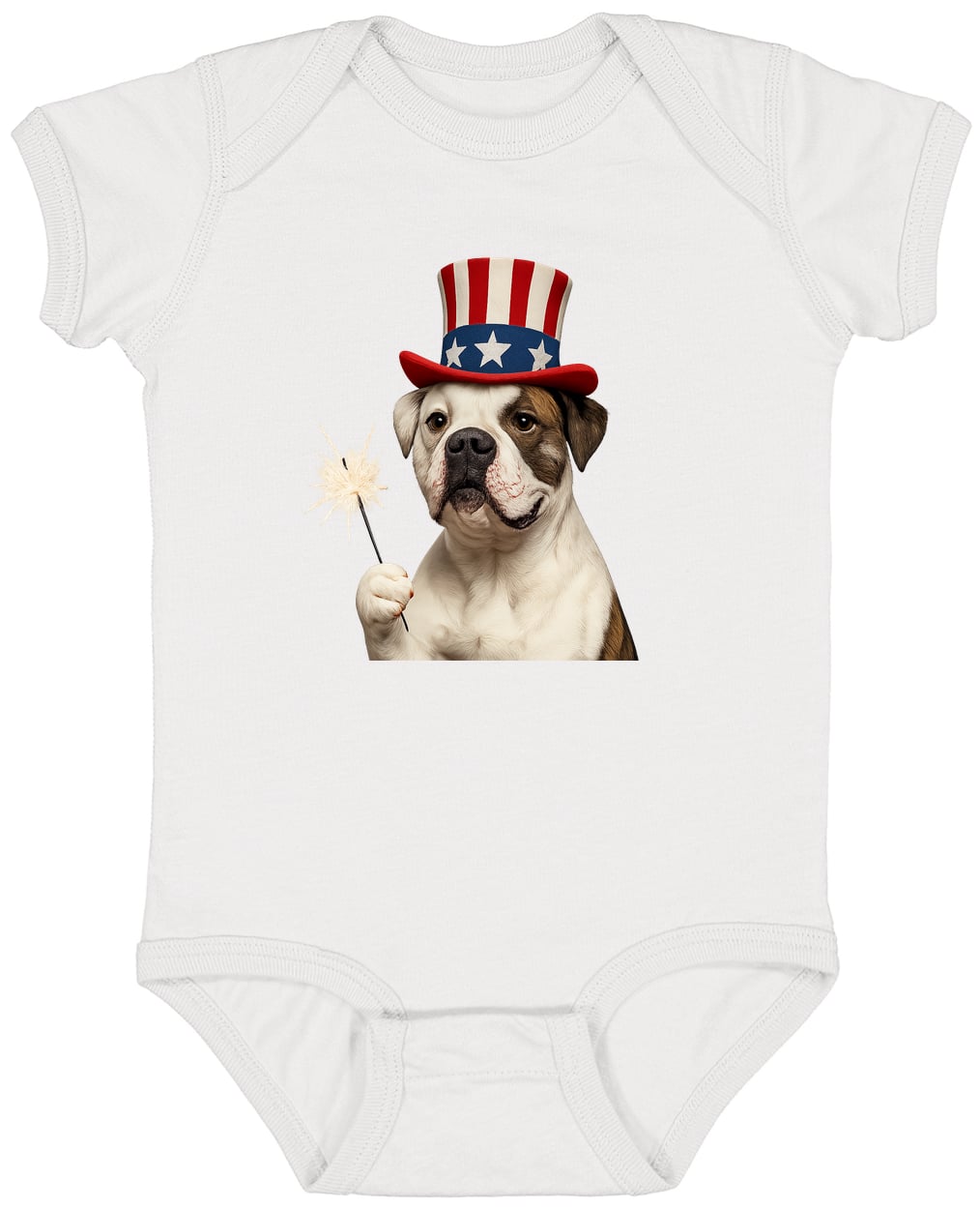 4424 Infant Fine Jersey Bodysuit - White