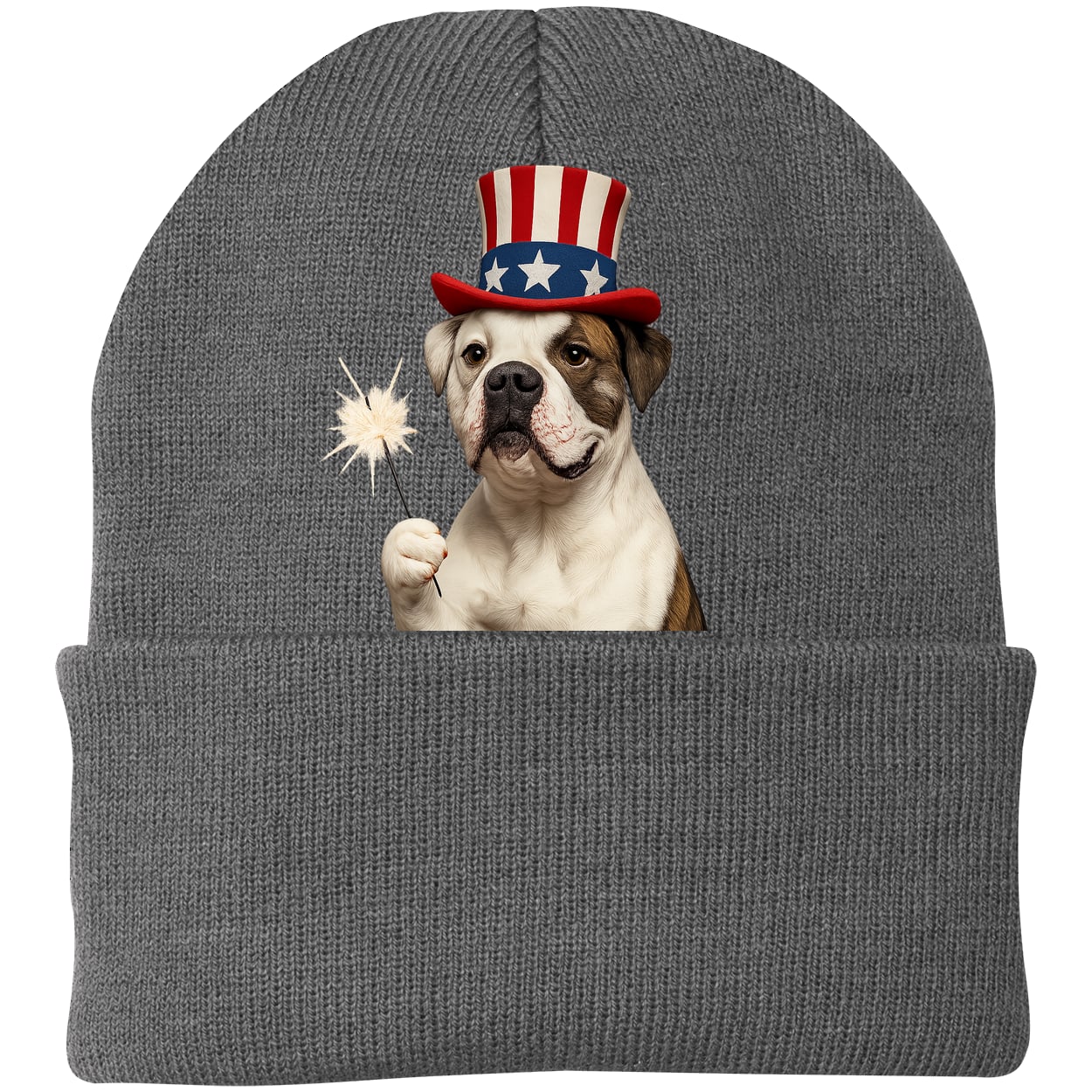 CP90 Port & Company Knit Beanie - Athletic Oxford