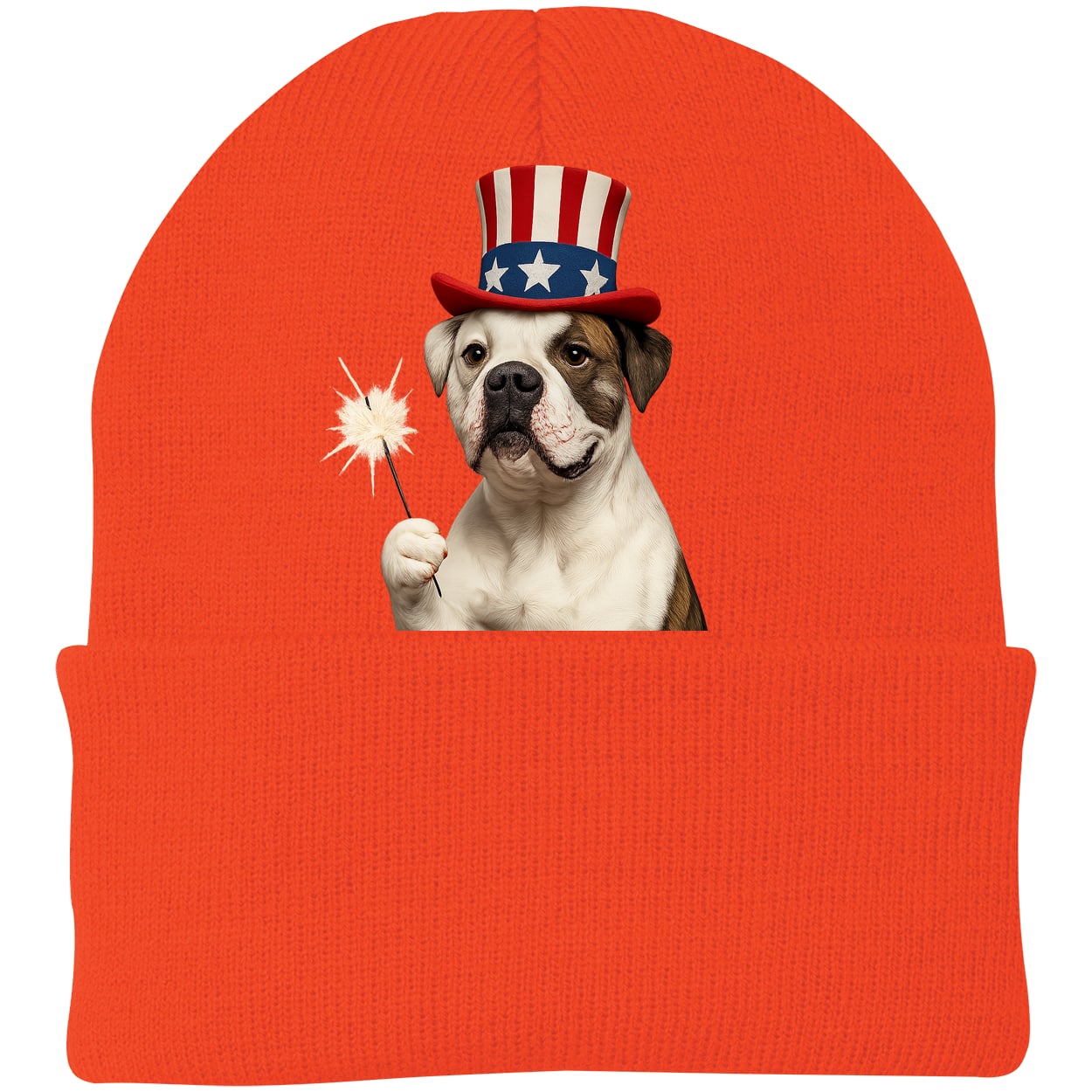 CP90 Port & Company Knit Beanie - Athletic Orange