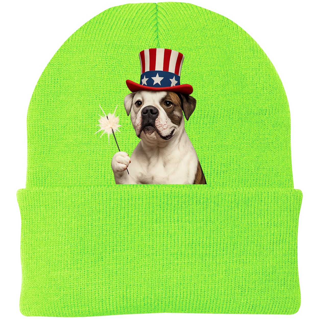 CP90 Port & Company Knit Beanie - Neon Green
