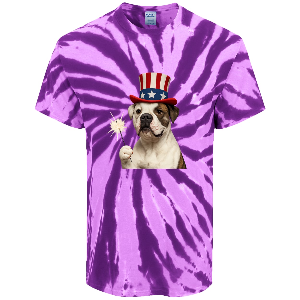 PC147 Port & Company Tie-Dye Tee - Purple
