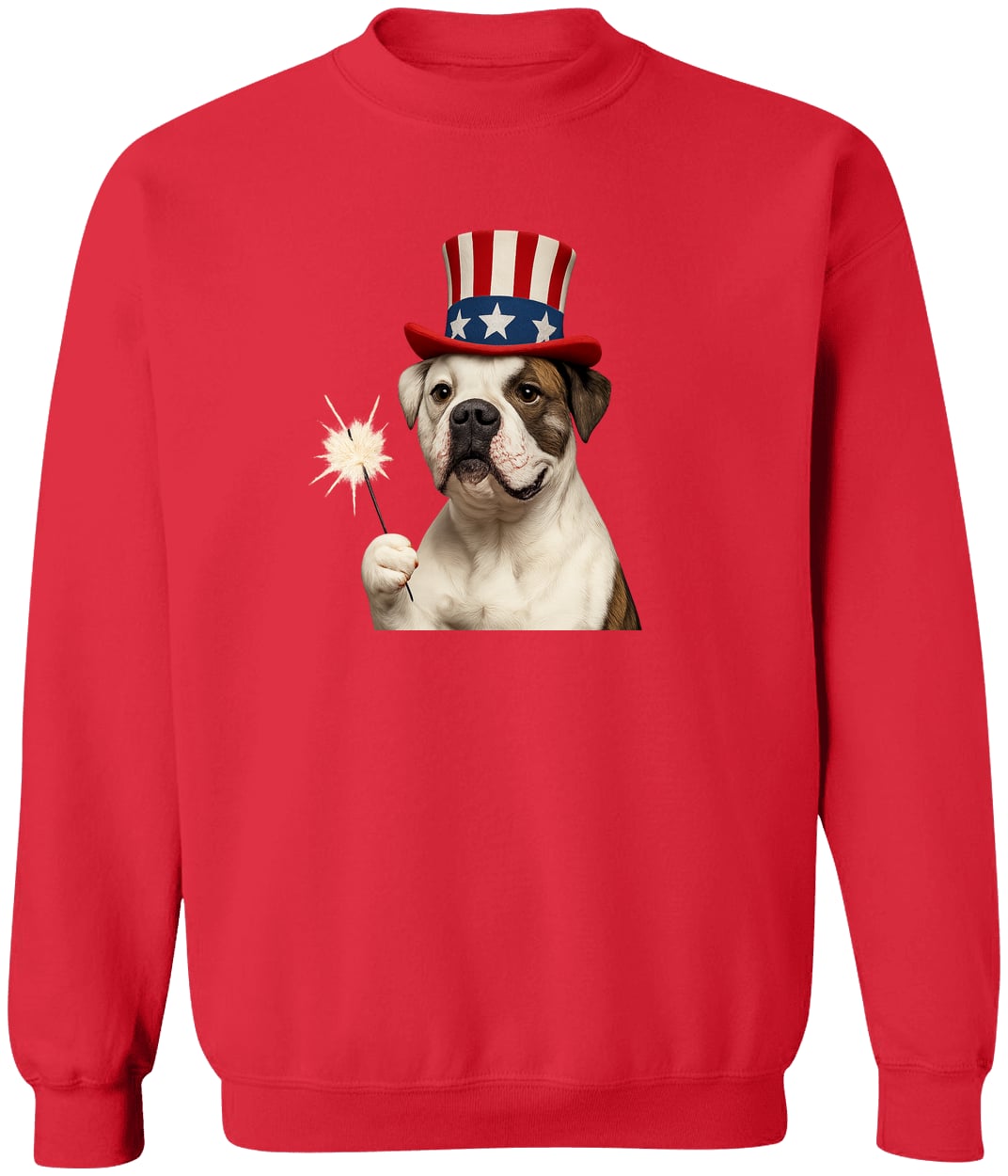 G180 Gildan Crewneck Pullover Sweatshirt - Red