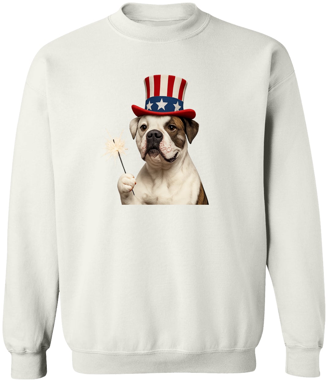 G180 Gildan Crewneck Pullover Sweatshirt - White
