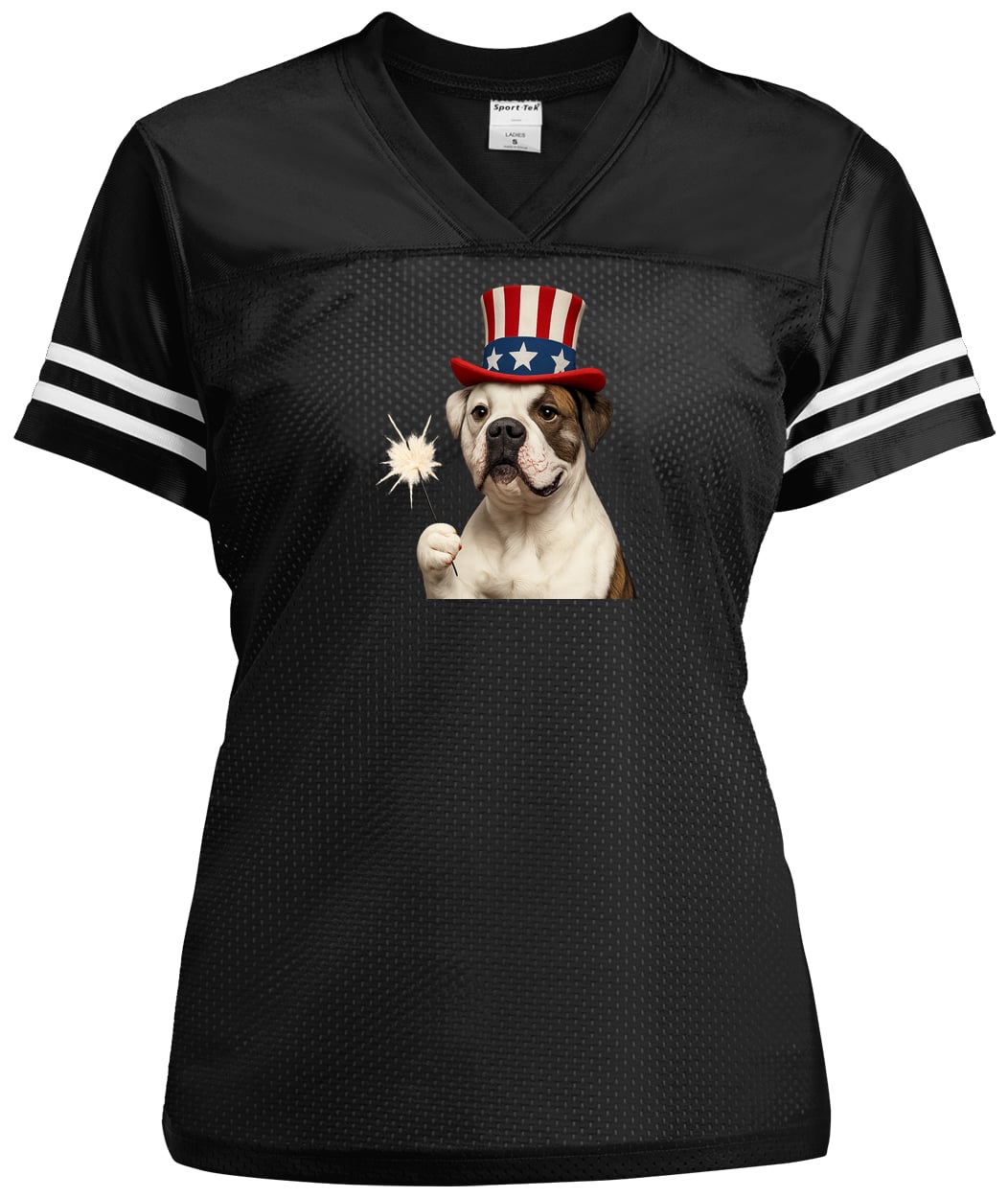 LST307 Sport-Tek Ladies' Replica Jersey - Black/White