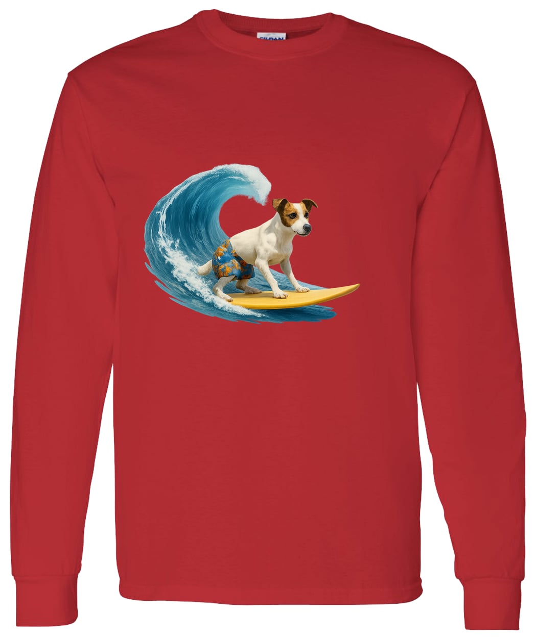 G540 LS T-Shirt 5.3 oz. - Red