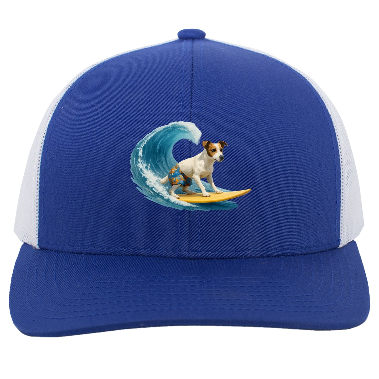 104C Trucker Snap Back - Royal/White