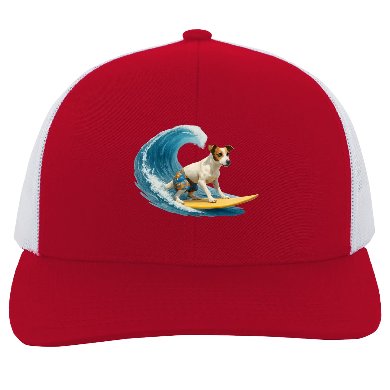 104C Trucker Snap Back - Red/White