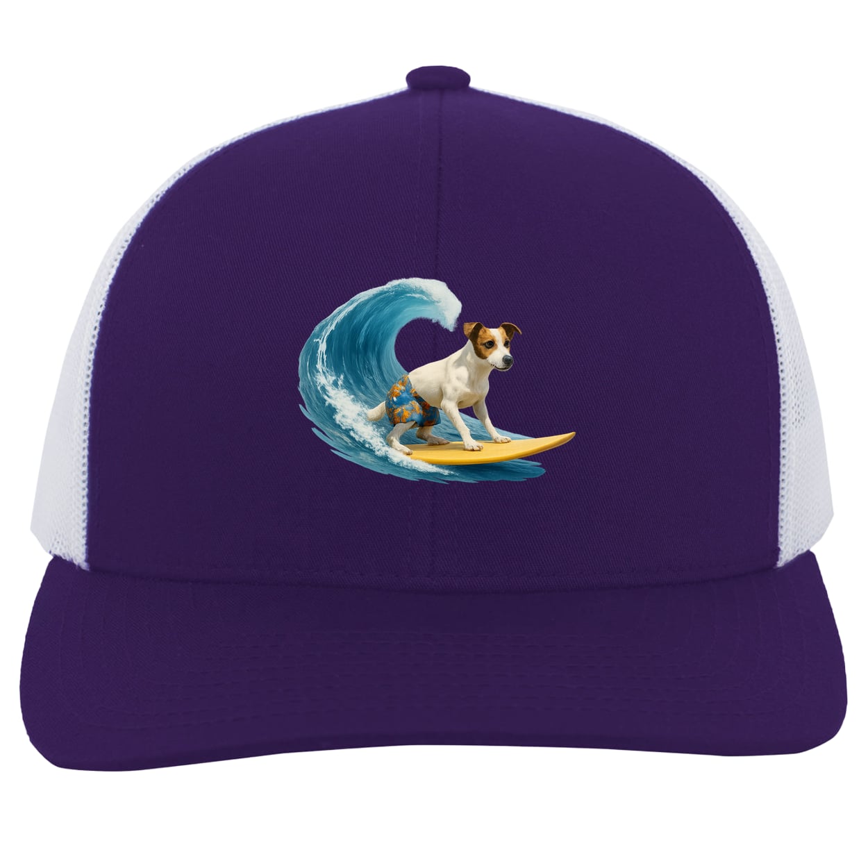 104C Trucker Snap Back - Purple/White