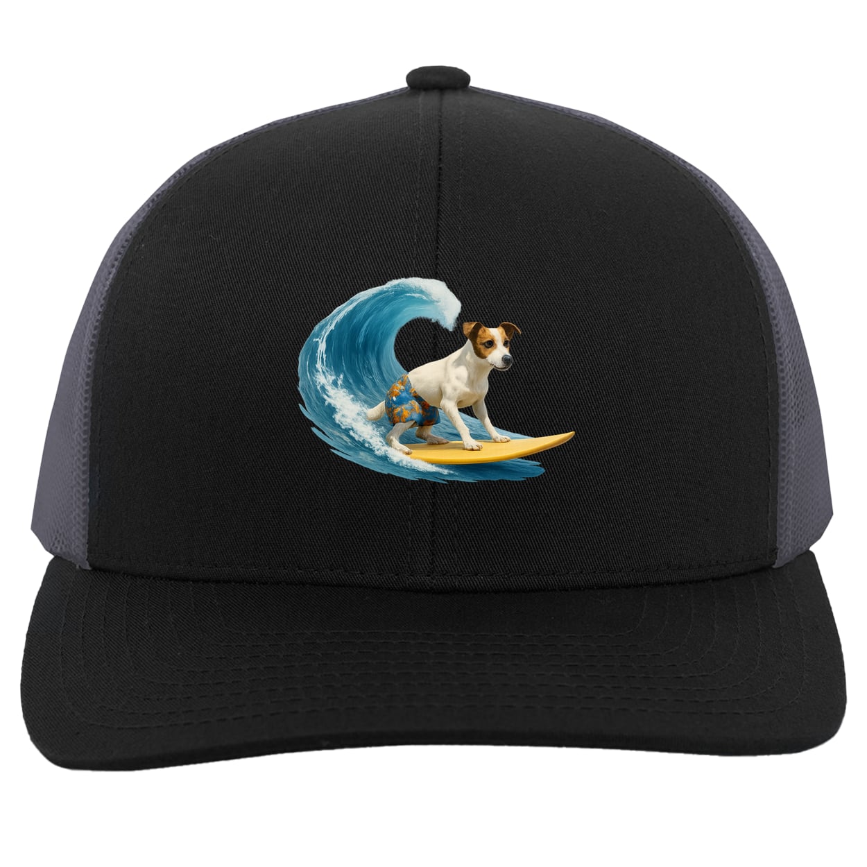 104C Trucker Snap Back - Black/Graphite