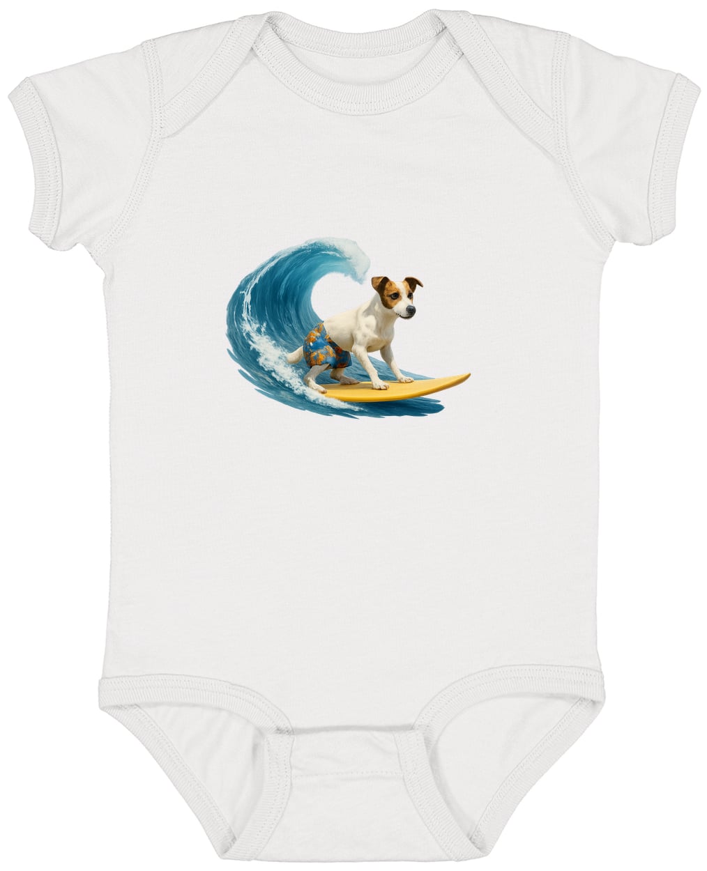 4424 Infant Fine Jersey Bodysuit - White
