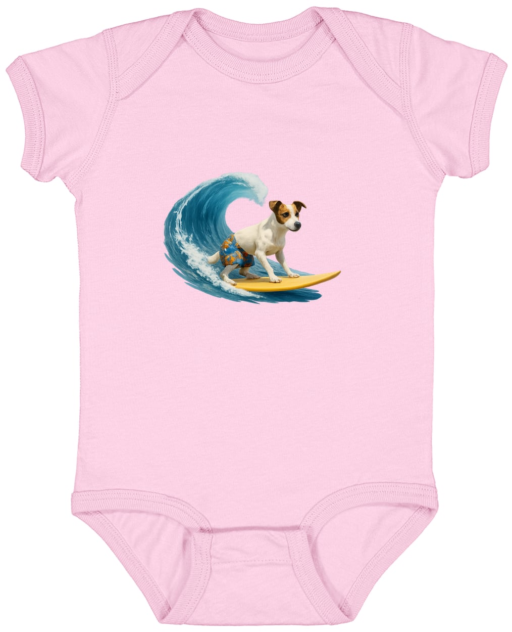 4424 Infant Fine Jersey Bodysuit - Pink