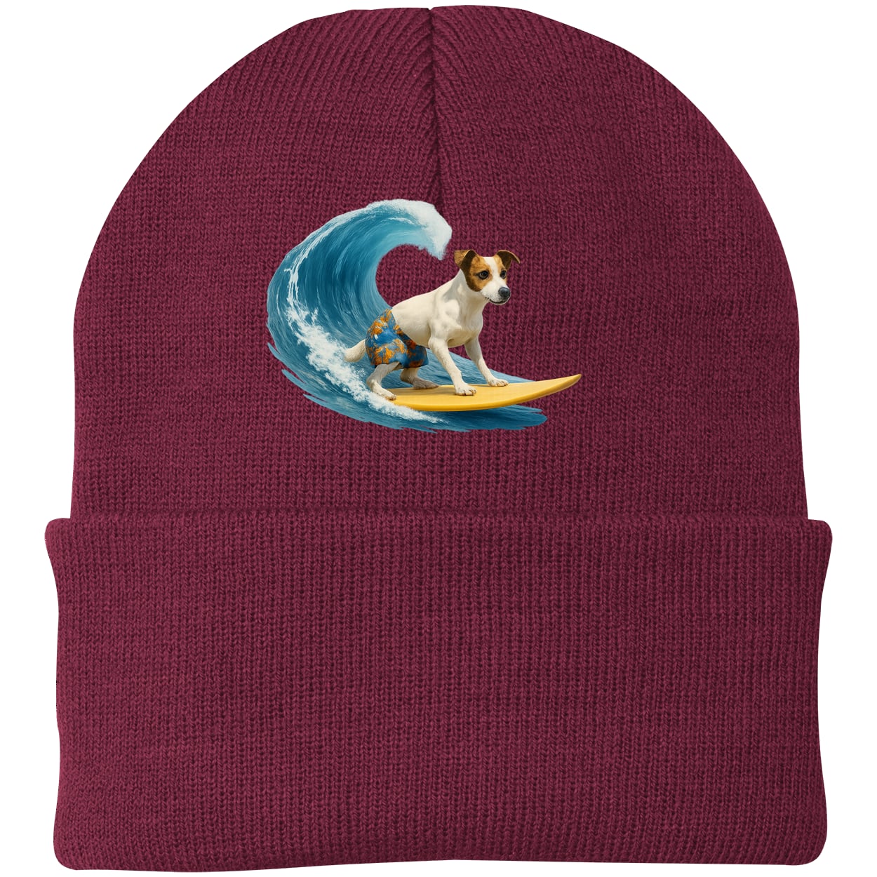 CP90 Port & Company Knit Beanie - Maroon