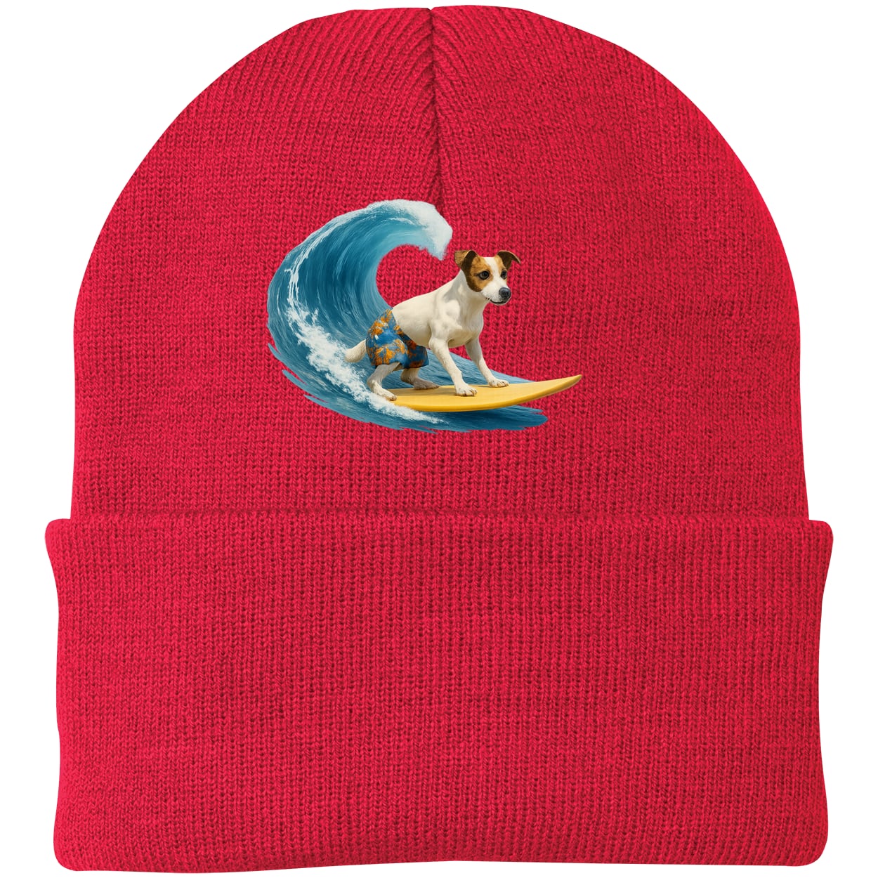 CP90 Port & Company Knit Beanie - Athletic Red