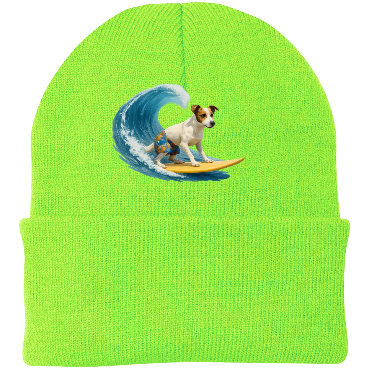 CP90 Port & Company Knit Beanie - Neon Green