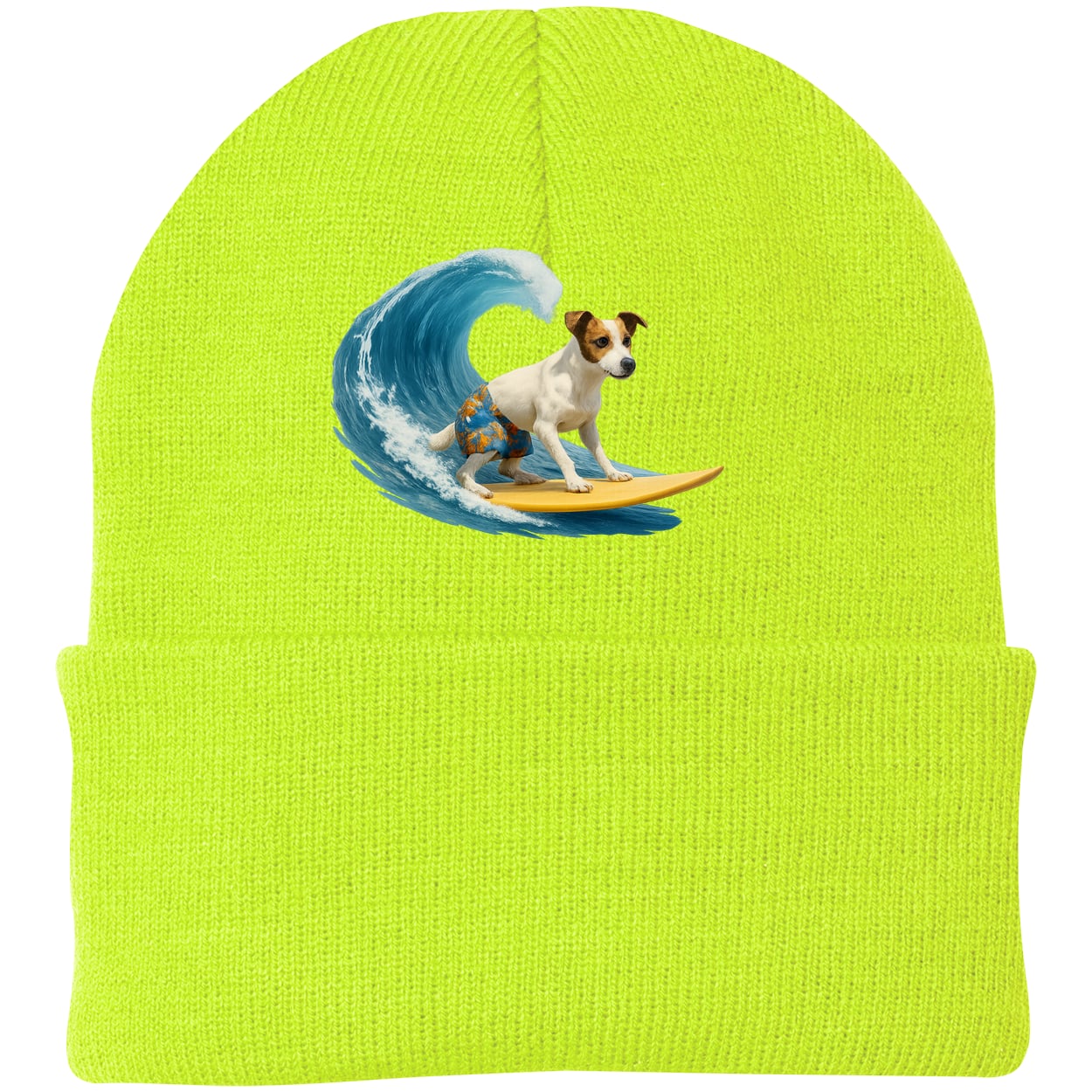 CP90 Port & Company Knit Beanie - Neon Yellow