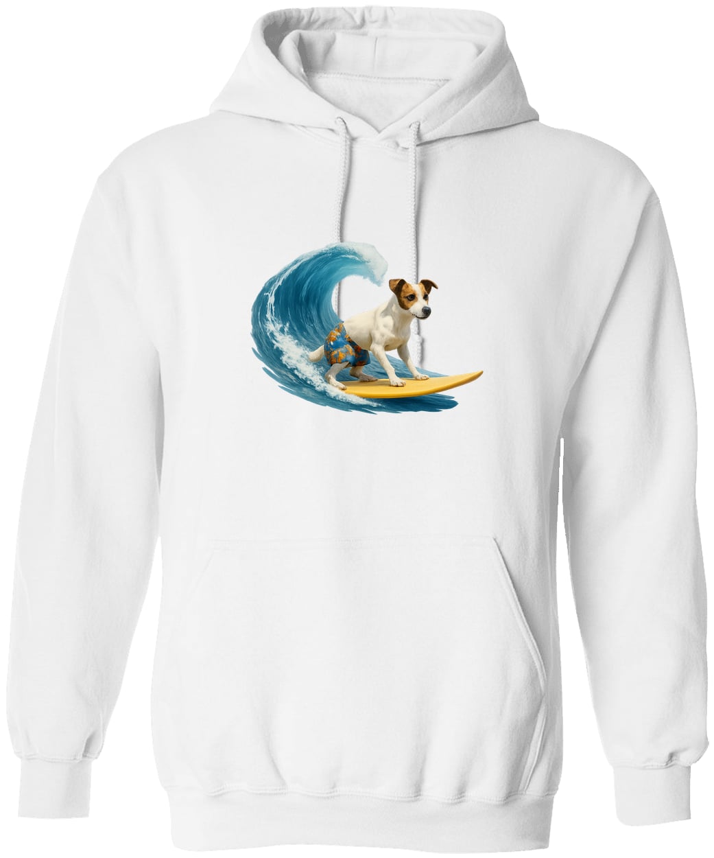 G185 Gildan Pullover Hoodie - White