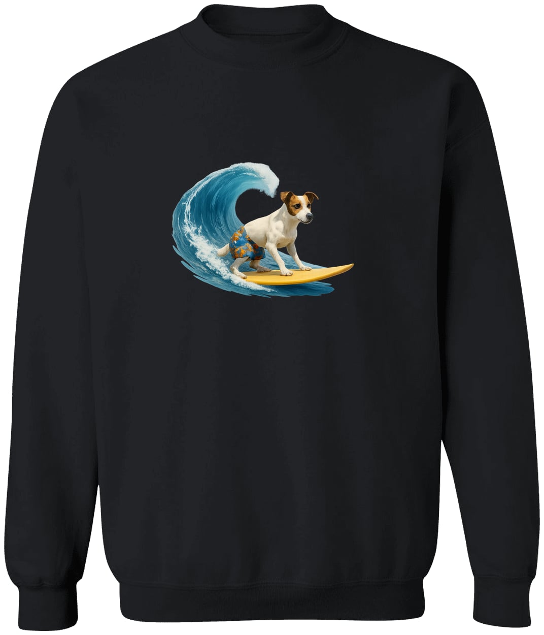 G180 Gildan Crewneck Pullover Sweatshirt - Black