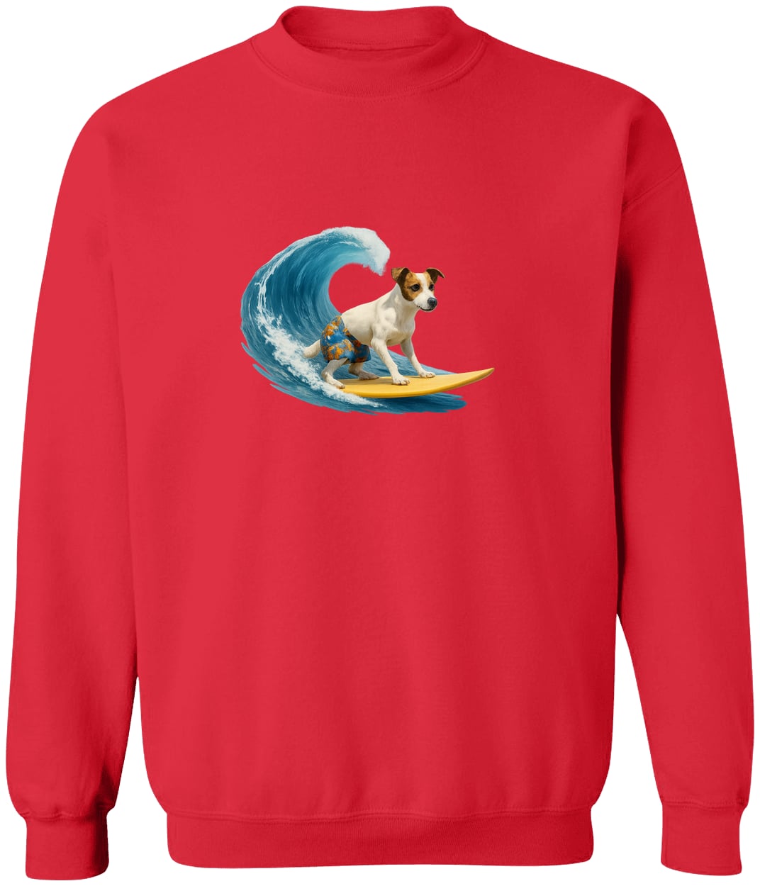 G180 Gildan Crewneck Pullover Sweatshirt - Red