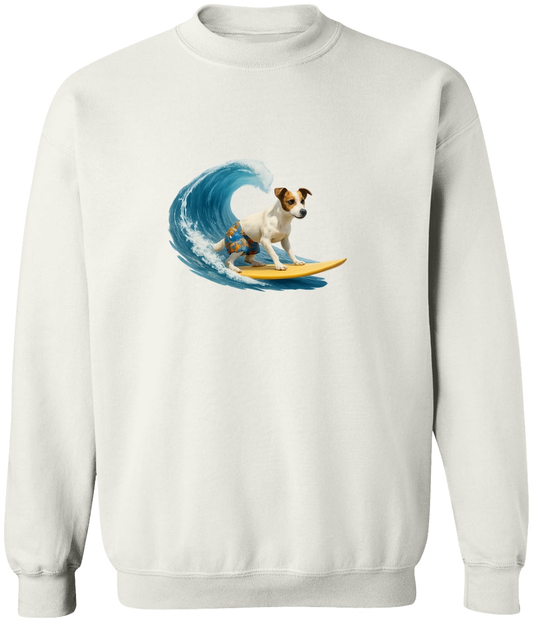 G180 Gildan Crewneck Pullover Sweatshirt - White