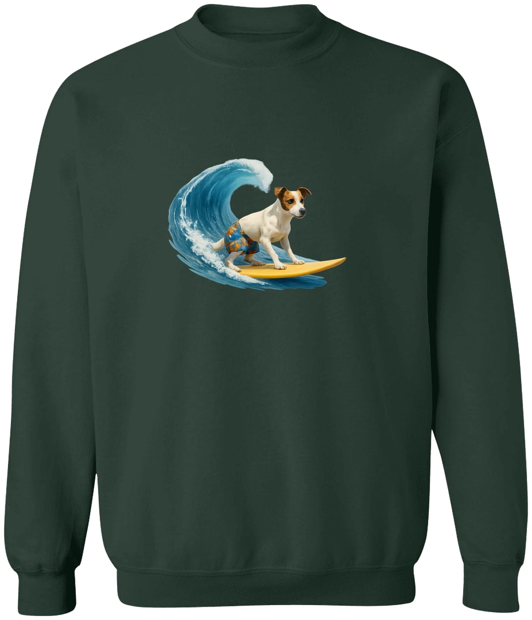 G180 Gildan Crewneck Pullover Sweatshirt - Forest Green