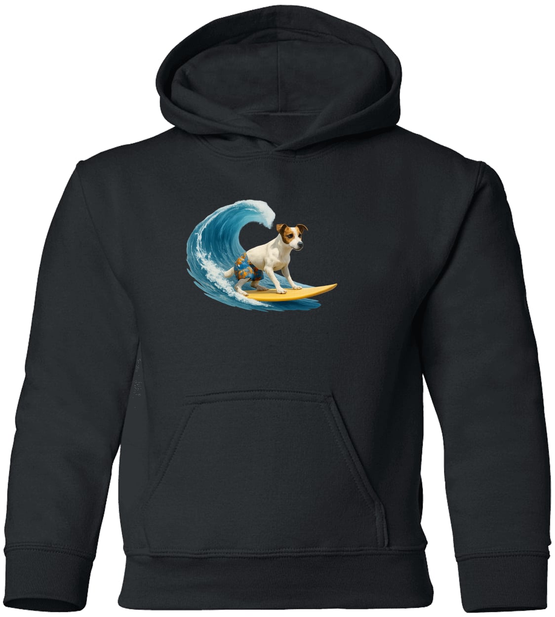 G185B Gildan Youth Pullover Hoodie - Black