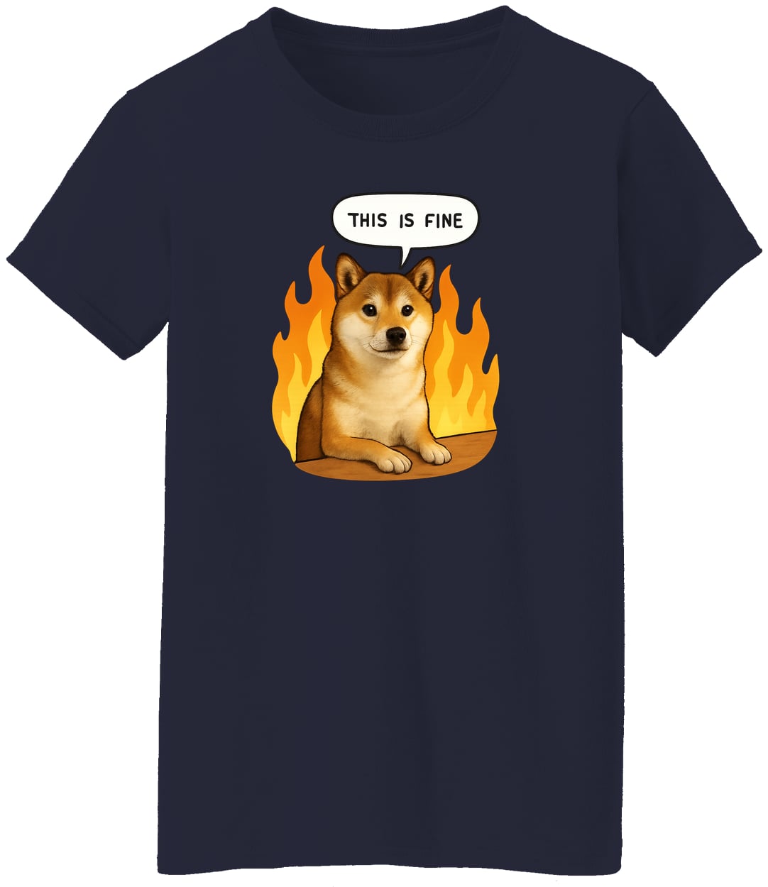 G500L Ladies' 5.3 oz. T-Shirt - Navy