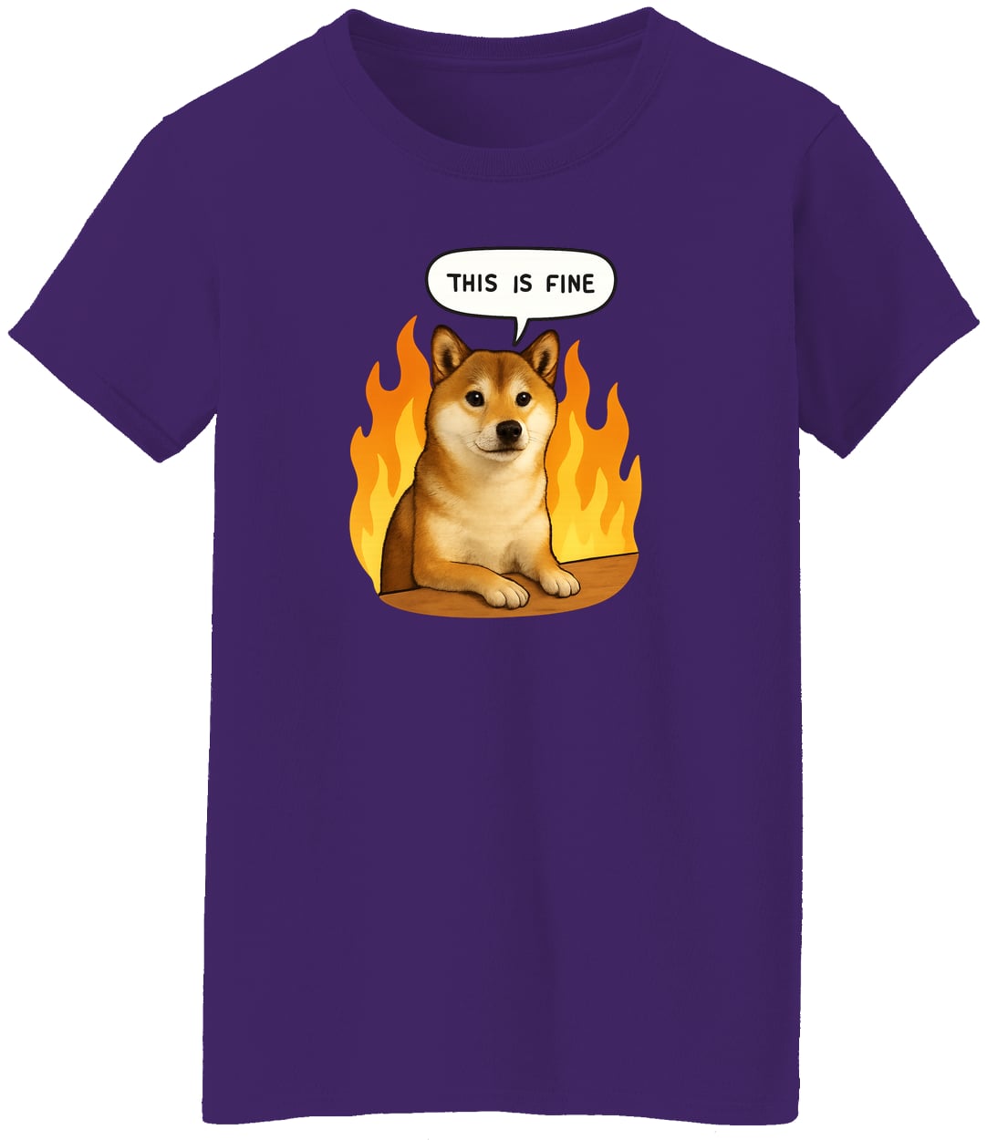 G500L Ladies' 5.3 oz. T-Shirt - Purple