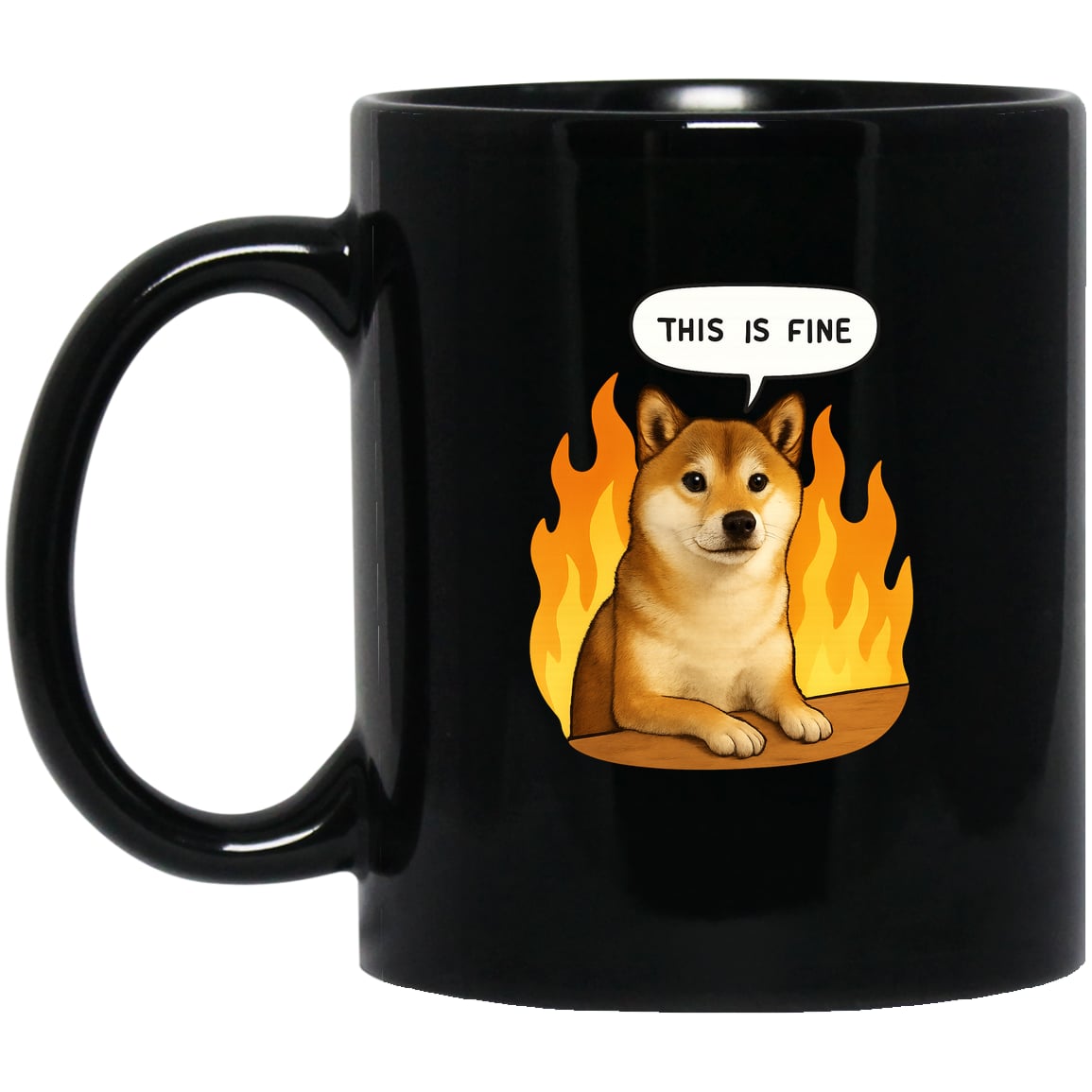 BM11OZ 11oz Black Mug Design Preview