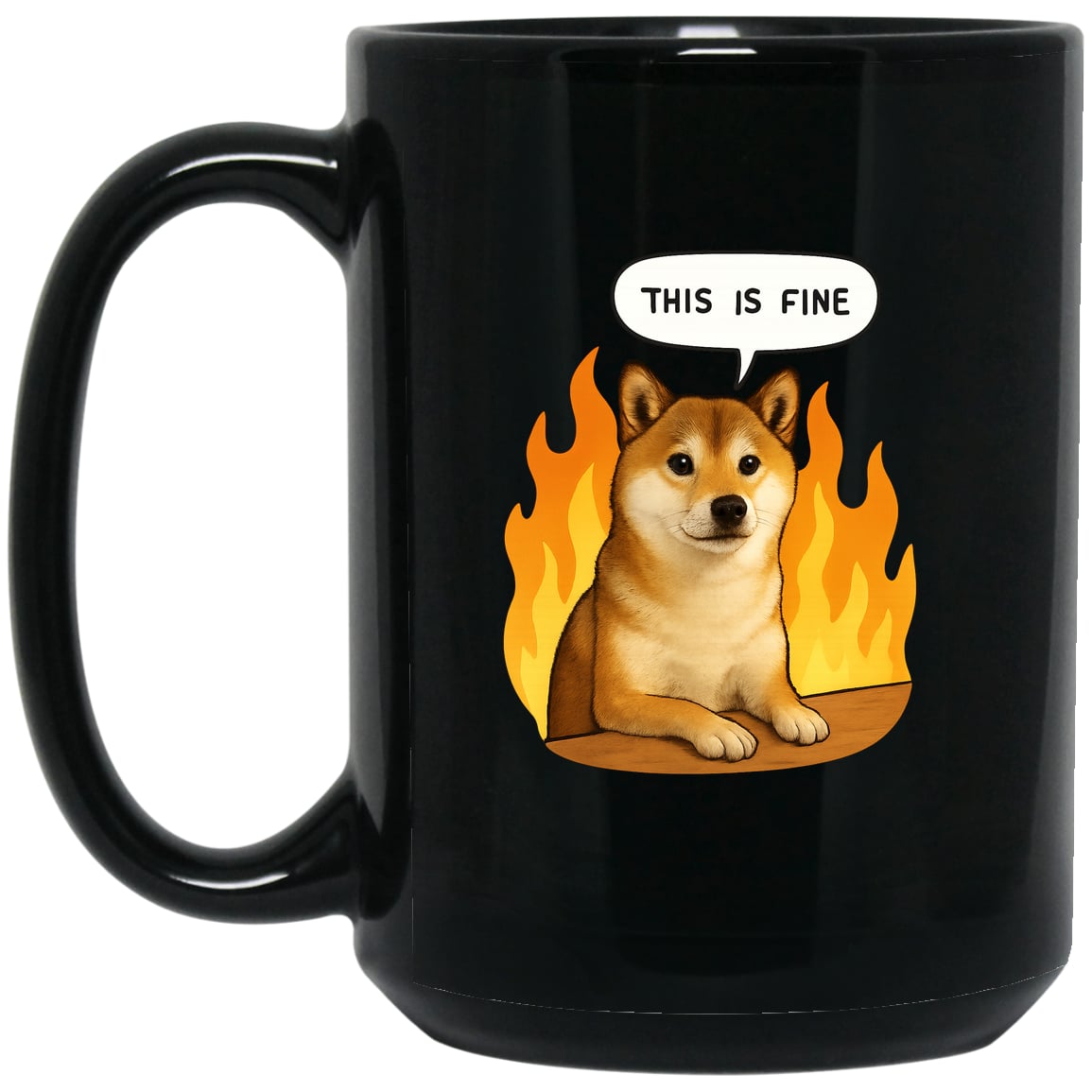 BM15OZ 15oz Black Mug Design Preview