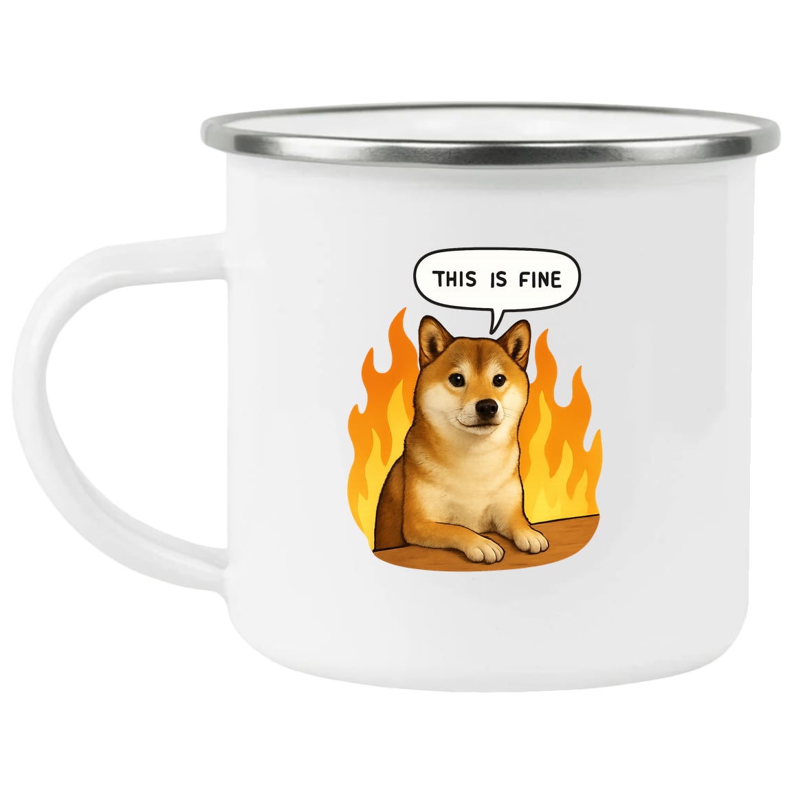21271 Enamel Camping Mug Design Preview