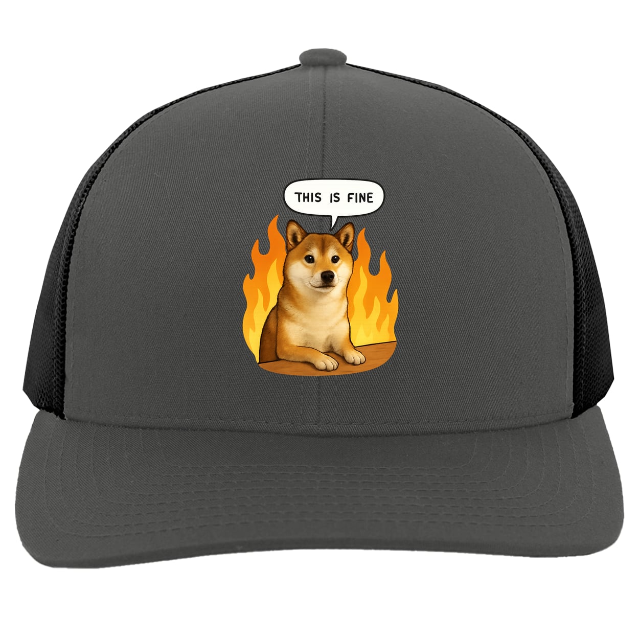 104C Trucker Snap Back - Graphite/Black