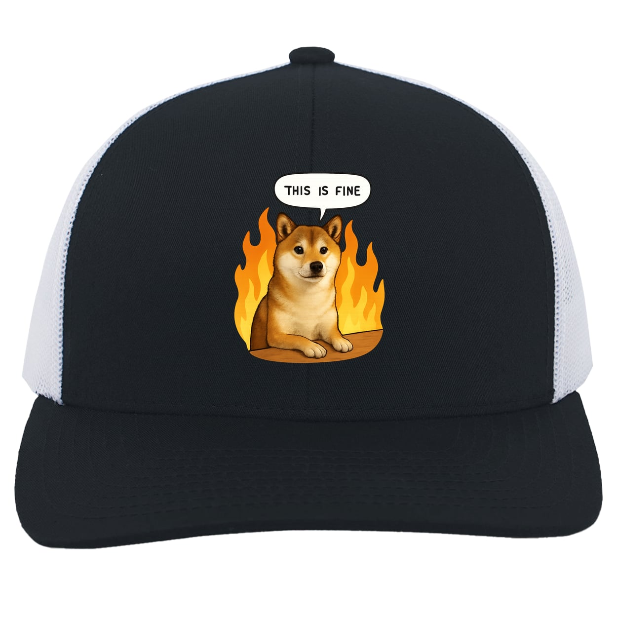 104C Trucker Snap Back - Navy/White