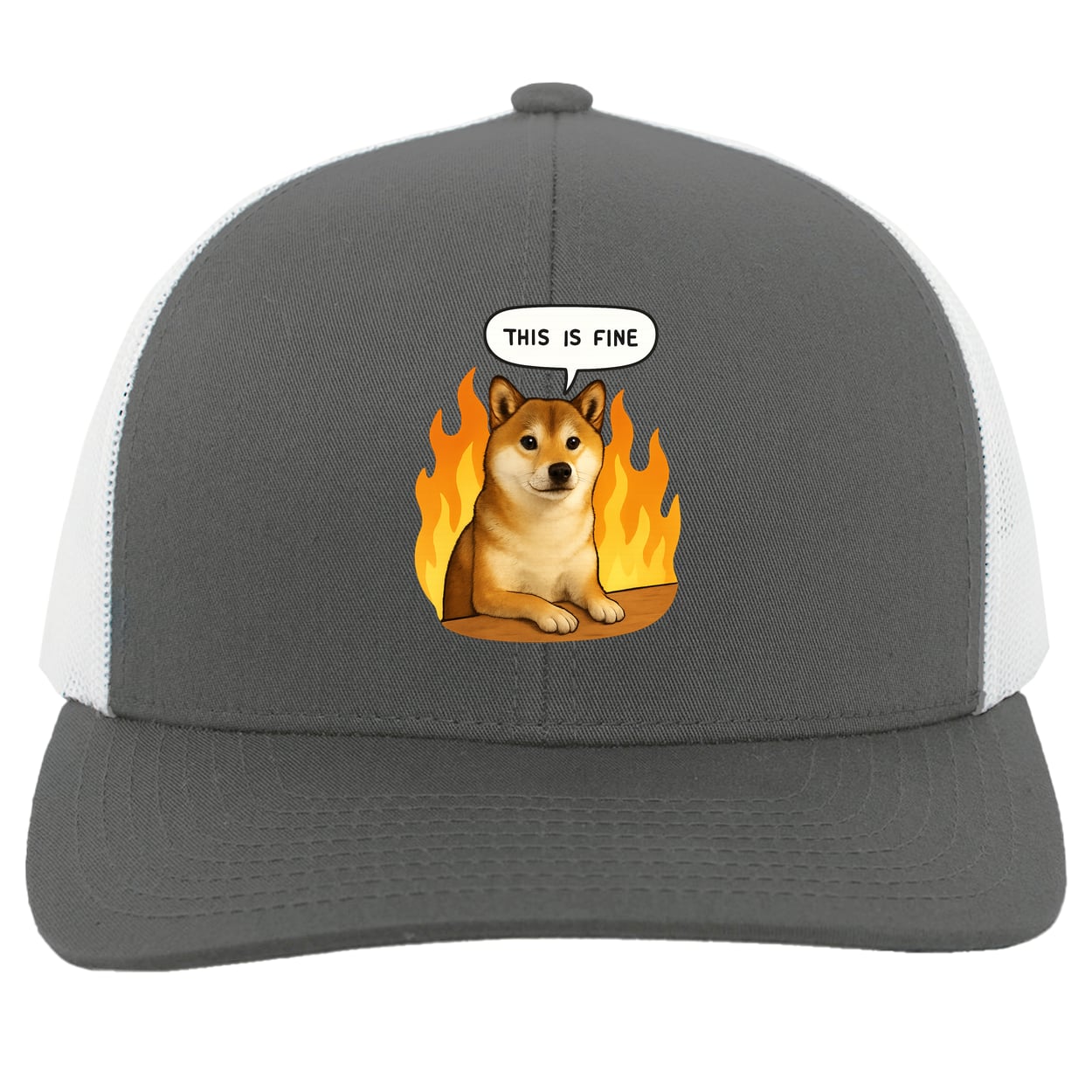 104C Trucker Snap Back - Graphite/White