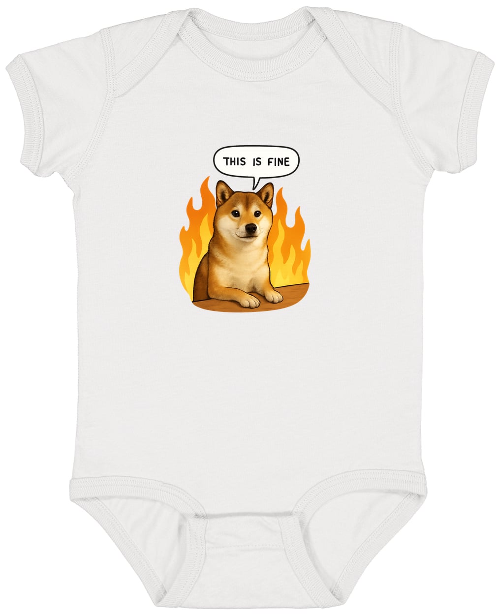 4424 Infant Fine Jersey Bodysuit - White