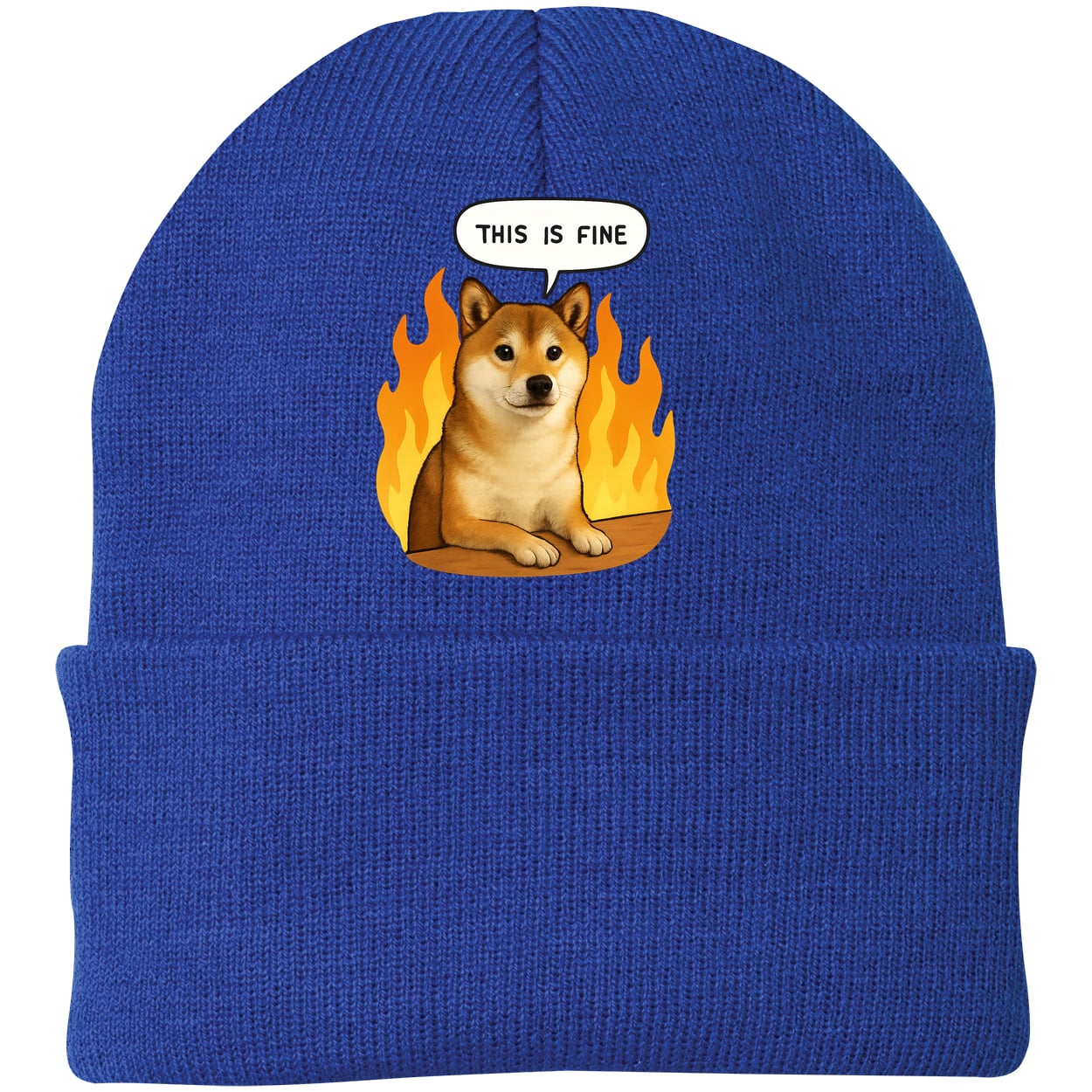 CP90 Port & Company Knit Beanie - Athletic Royal