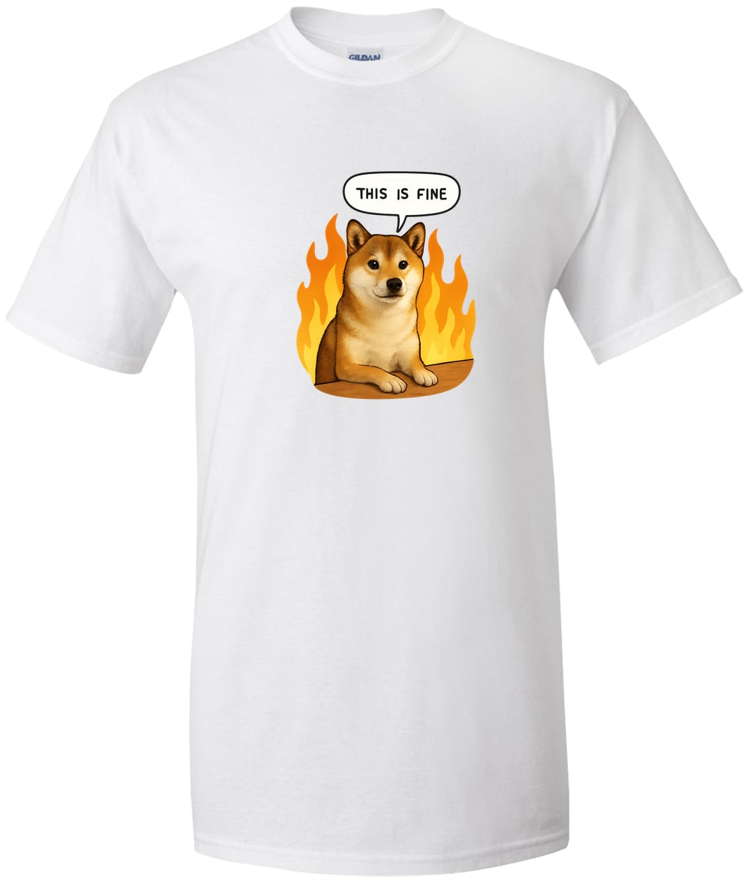 G200T Gildan Mens Tall Ultra Cotton Tee - White