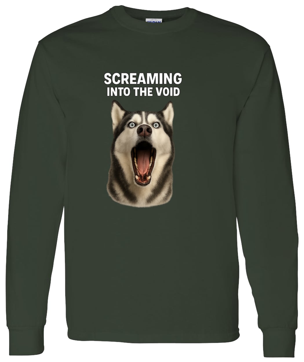G540 LS T-Shirt 5.3 oz. - Forest Green