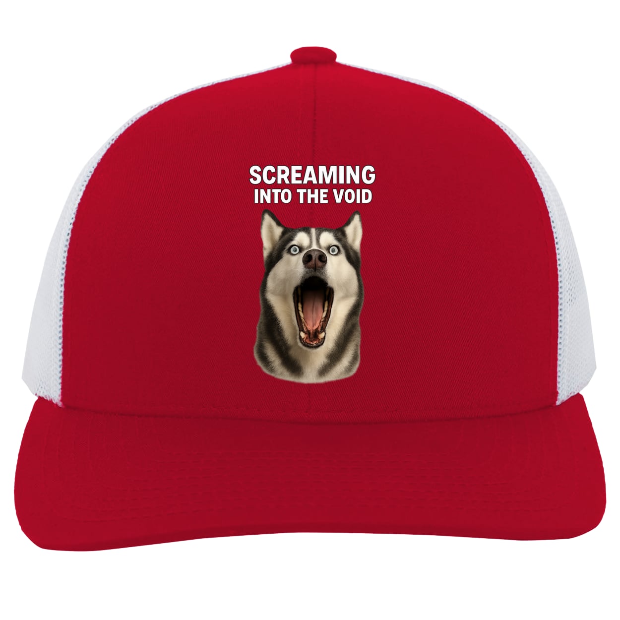 104C Trucker Snap Back - Red/White