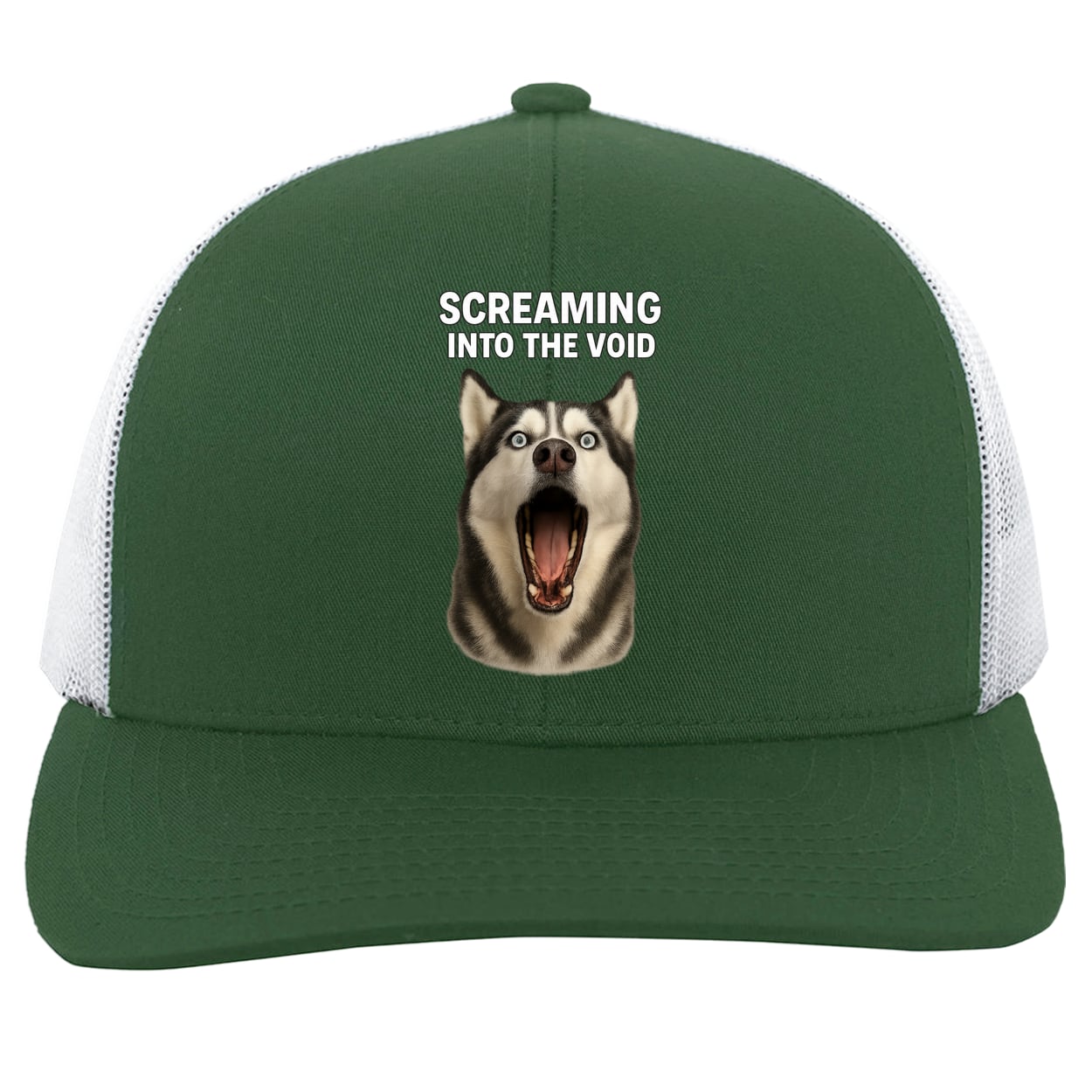 104C Trucker Snap Back - Dark Green/White