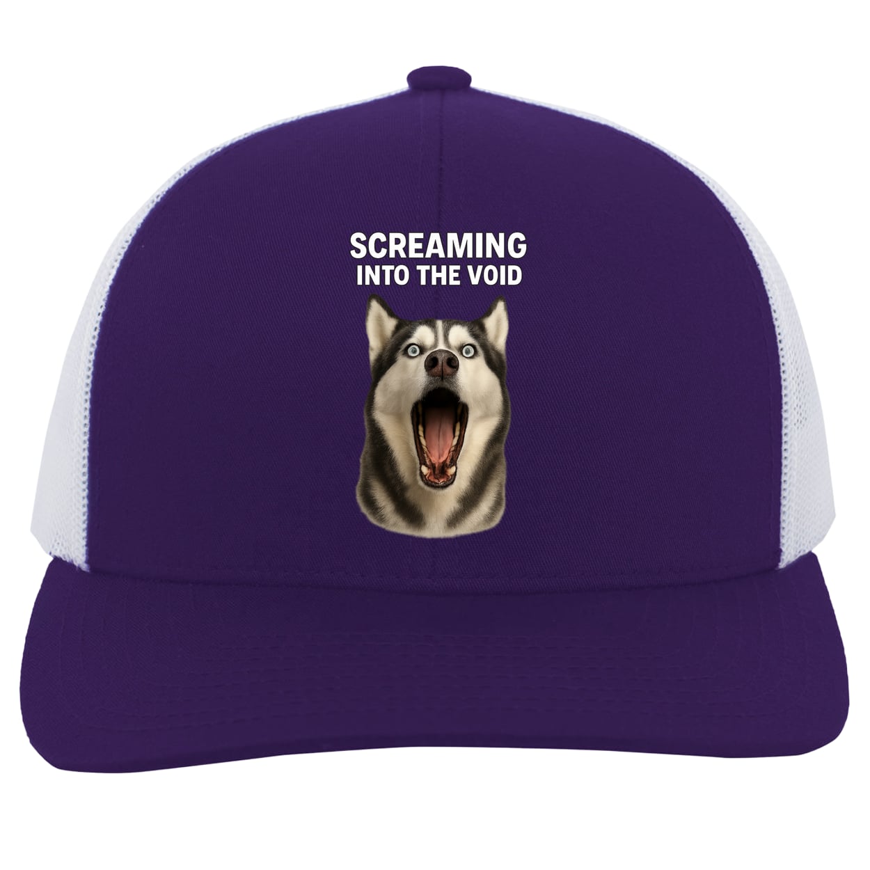 104C Trucker Snap Back - Purple/White