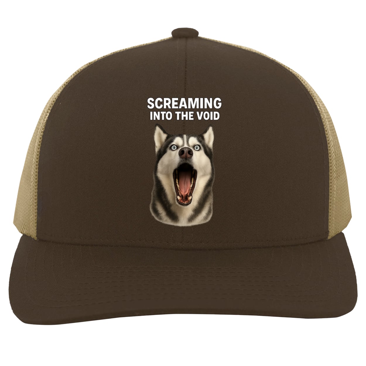 104C Trucker Snap Back - Brown/Khaki