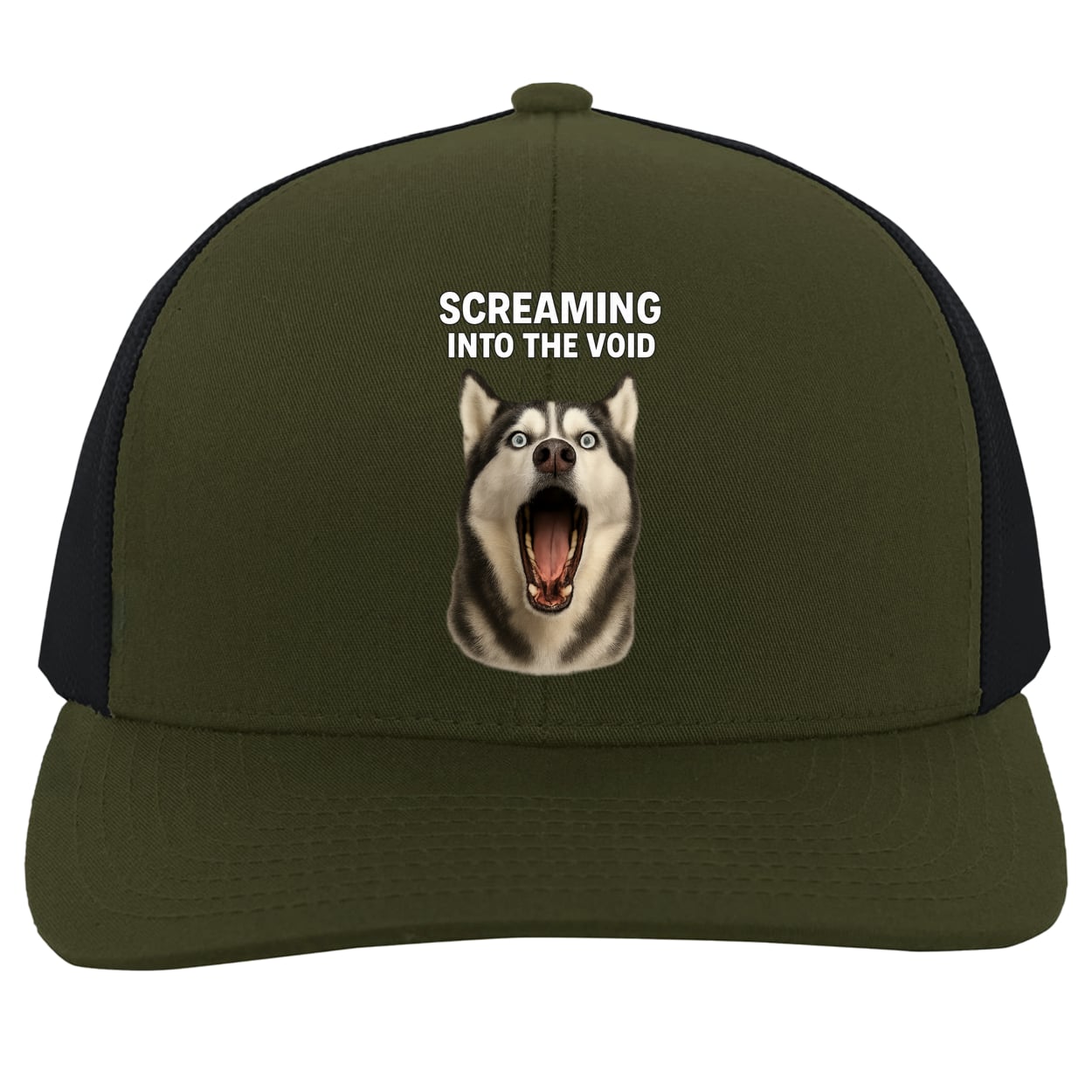 104C Trucker Snap Back - Moss/Charcoal