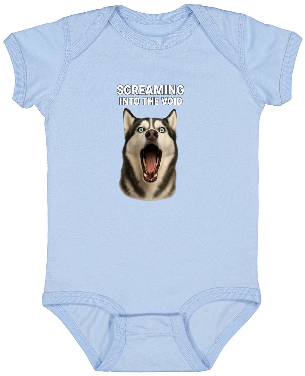 4424 Infant Fine Jersey Bodysuit - Light Blue