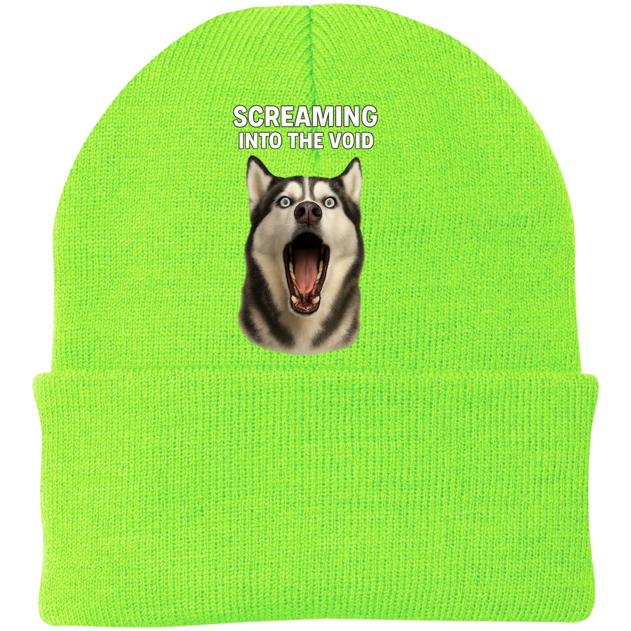 CP90 Port & Company Knit Beanie - Neon Green