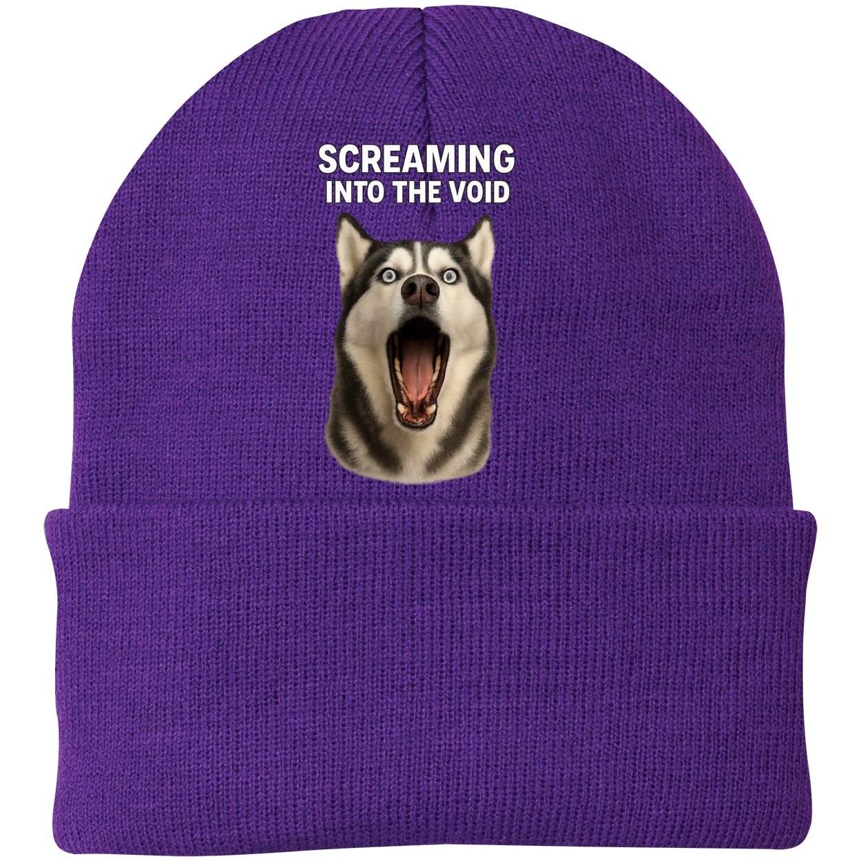 CP90 Port & Company Knit Beanie - Athletic Purple